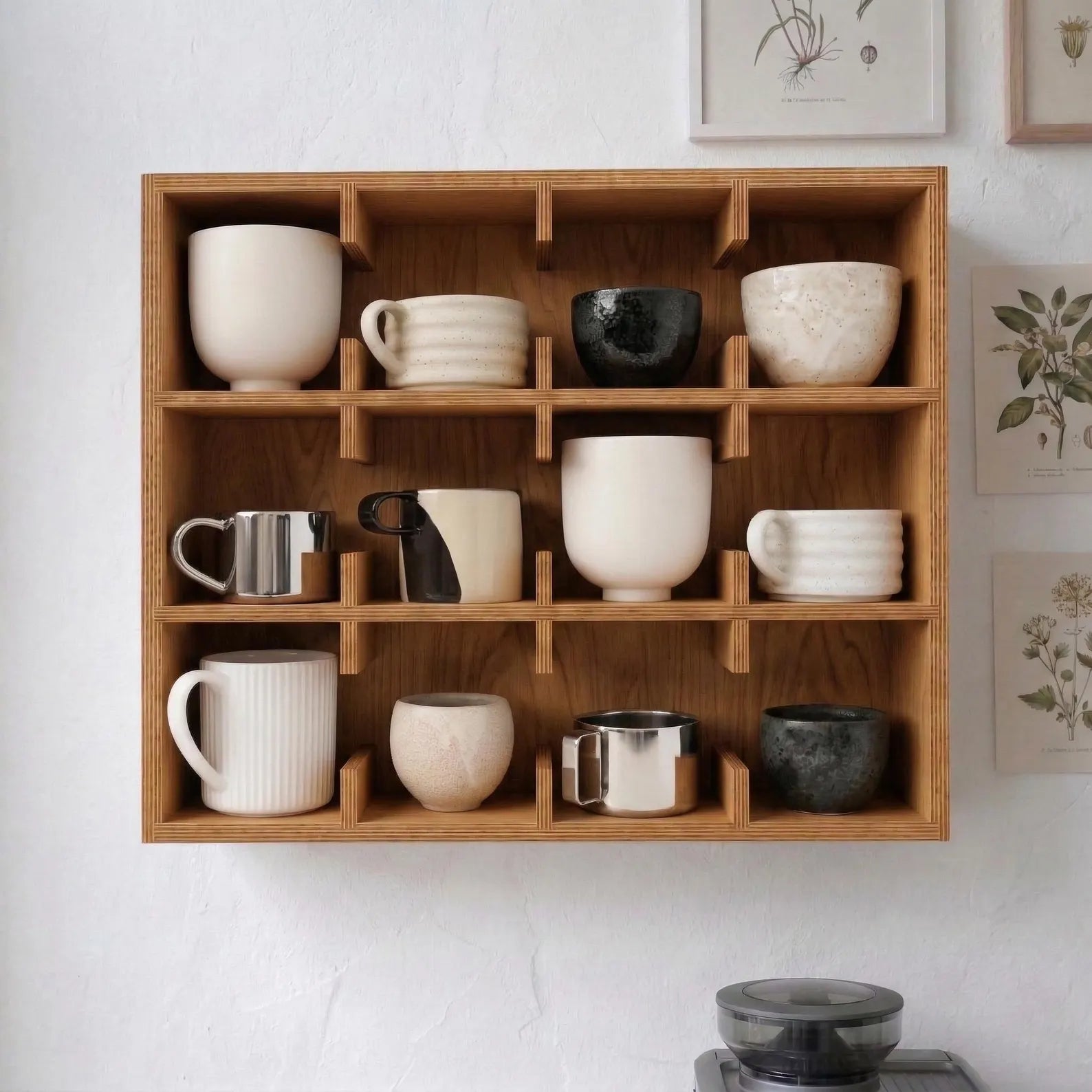 DIY MUG SHELF